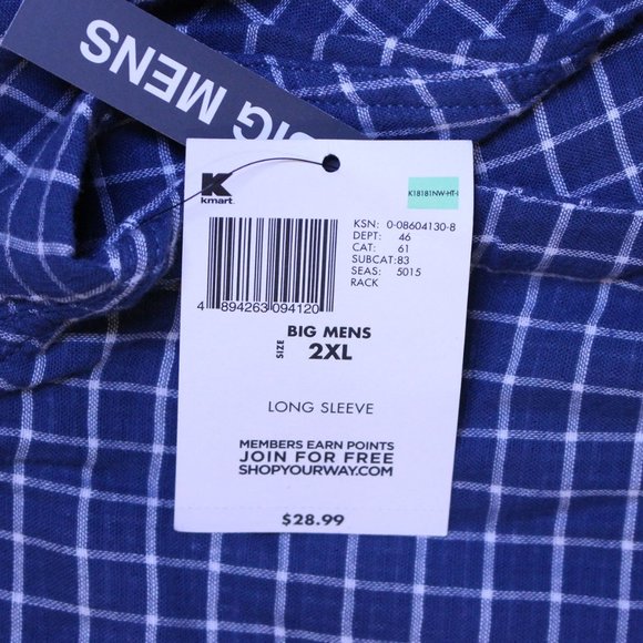 Northwest Territory Blue Checkered Shirt 2XL - Picture 11 of 11